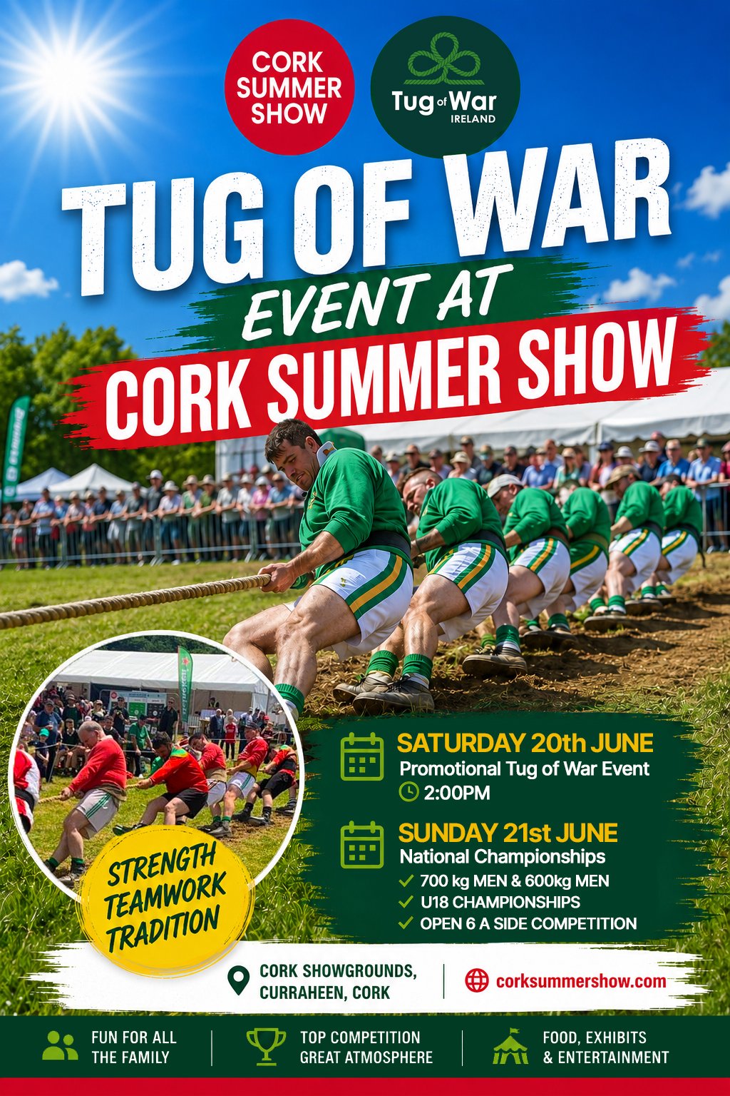 Cork Summer Show – National Championships 21 June • Cork Showgrounds, Curraheen Rd, Cork (T12 AX2F)